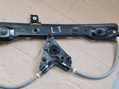 Rear door window regulator with motor