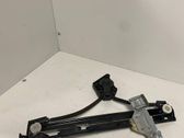 Rear window lifting mechanism without motor