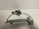 Rear door window regulator with motor