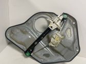 Rear window lifting mechanism without motor