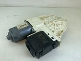 Rear door window regulator with motor