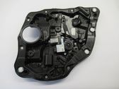 Rear door window regulator with motor