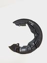 Front brake disc dust cover plate