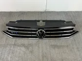 Front bumper upper radiator grill