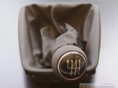 Gear lever shifter trim leather/knob