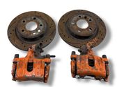 Bremsscheiben und Bremssättel eingestellt