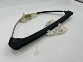 Rear door window regulator with motor