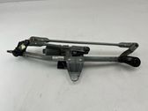Front wiper linkage and motor