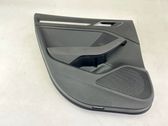 Rear door card panel trim