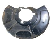 Front brake disc dust cover plate