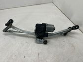 Front wiper linkage and motor