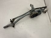 Front wiper linkage and motor