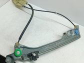 Rear window lifting mechanism without motor