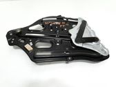 Rear door window regulator with motor