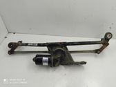 Front wiper linkage and motor