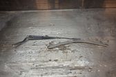 Front wiper blade arm