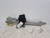 Rear door window regulator with motor