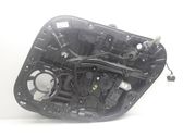Rear door window regulator with motor