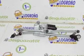 Front wiper linkage and motor