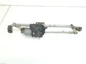 Front wiper linkage and motor