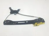 Rear door window regulator with motor