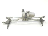 Front wiper linkage and motor