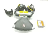 Airbag set with panel