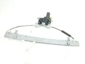 Rear door window regulator with motor