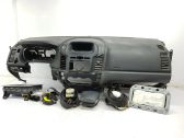 Airbag set with panel