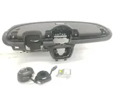 Airbag set with panel