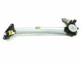 Rear door window regulator with motor