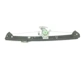 Rear door window regulator with motor