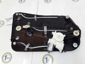 Rear door window regulator with motor