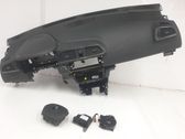 Airbag set with panel
