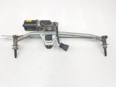 Front wiper linkage and motor