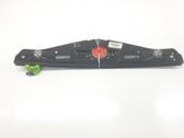 Rear door window regulator with motor
