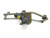 Front wiper linkage and motor