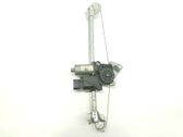 Rear door window regulator with motor