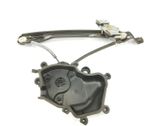 Rear door window regulator with motor