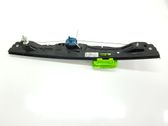 Rear door window regulator with motor