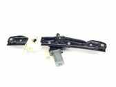 Rear door window regulator with motor