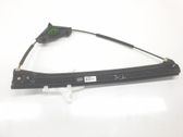 Rear door window regulator with motor