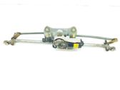 Front wiper linkage and motor