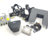 Airbag set with panel