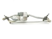 Front wiper linkage and motor