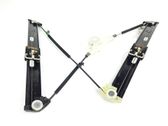 Front door window regulator with motor