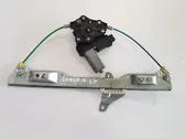 Rear door window regulator with motor