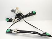 Front door window regulator with motor