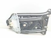 Rear door window regulator with motor