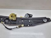 Rear door window regulator with motor